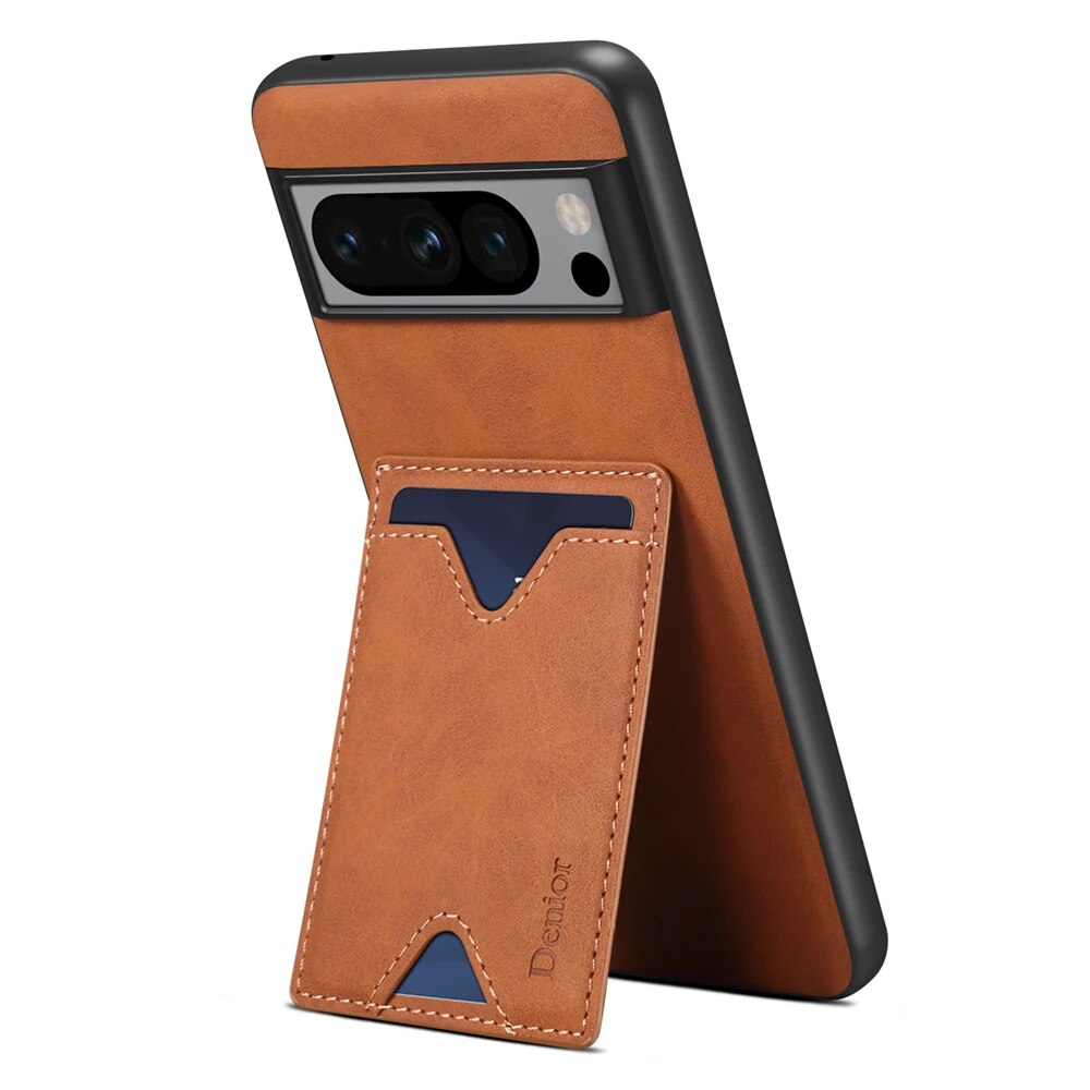 Leather Case with Card Wallet for Google Pixel 8 Series - The Pixel Store