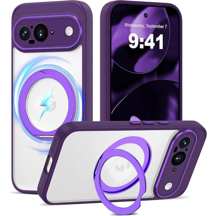360°Magnetic Ring Stand Case