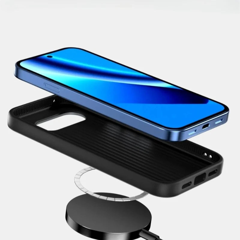 Carbon Fiber Magnetic Case For Pixel Series