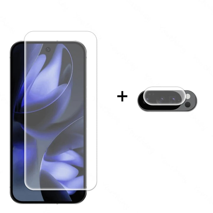 Tempered Glass Screen & Camera Lens Protector