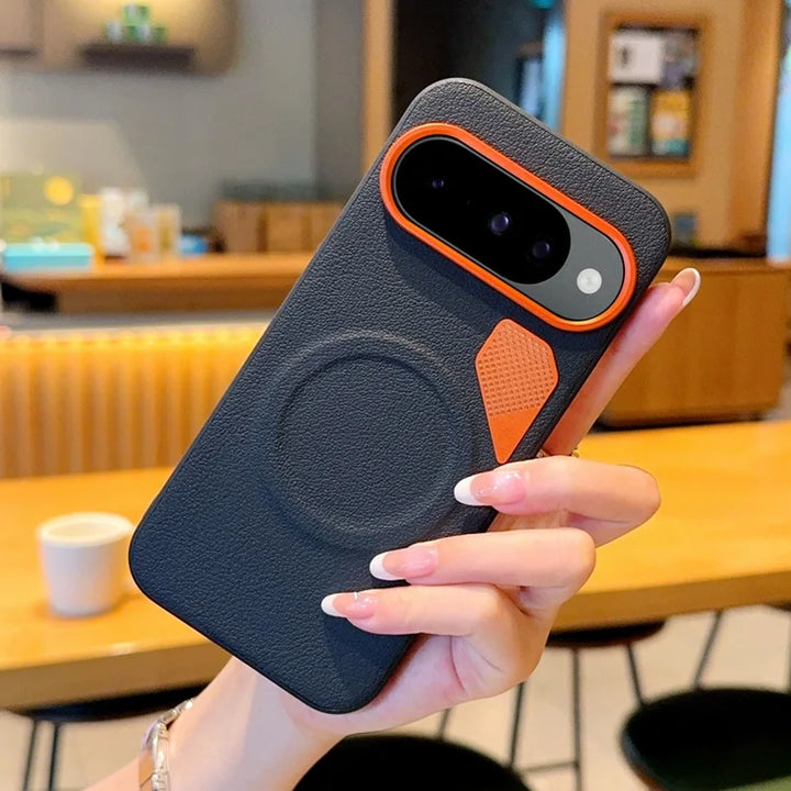 Leather Grip MagSafe Case