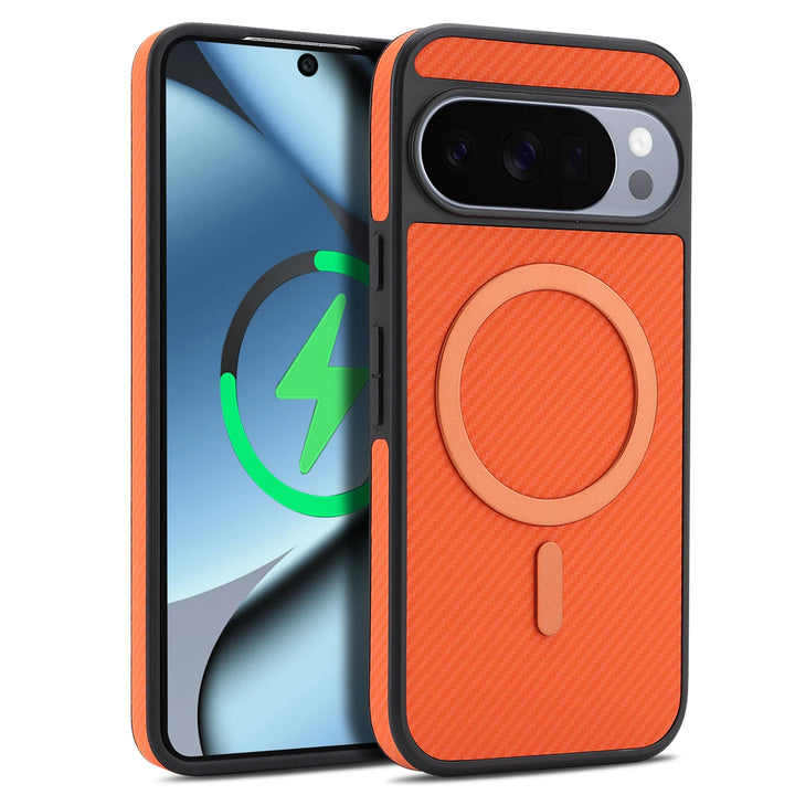 Ultra Thin Carbon Fiber Leather Case For Pixel