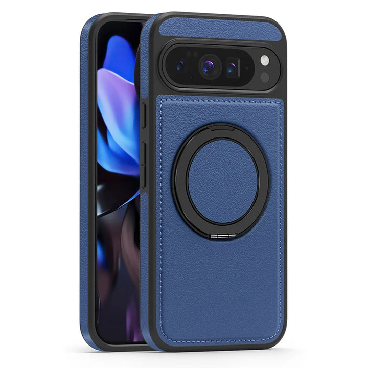 Leather Ring Case with Stand