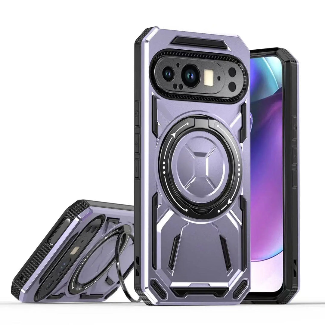 Rugged Armor Ring Case with Kickstand - The Pixel Store