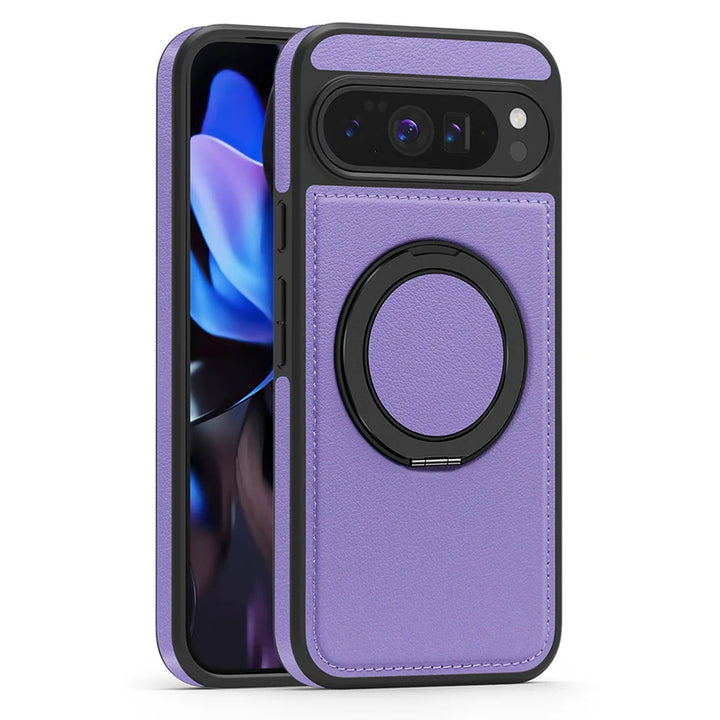Leather Ring Case with Stand