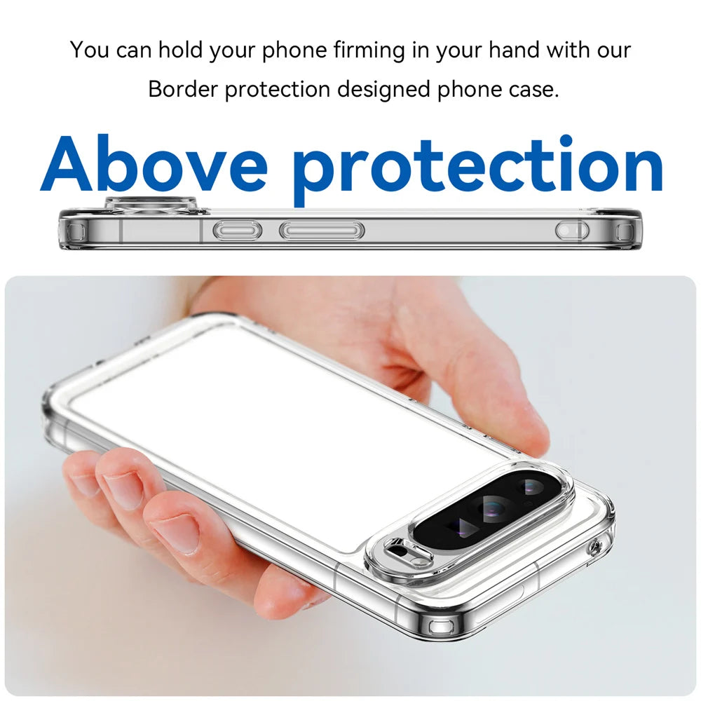 Transparent Shockproof Case for Google Pixel 9 Series