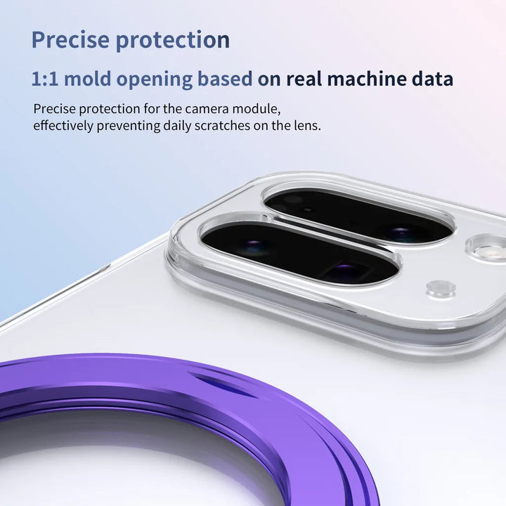 Clear Magnetic Ring Case with Kickstand