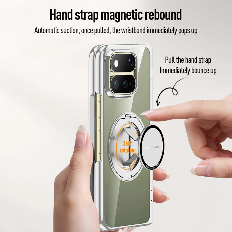 Magnetic Ring Stand Case for Pixel 11 Pro Fold