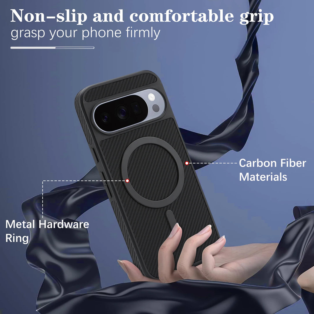 Ultra Thin Carbon Fiber Leather Case For Pixel