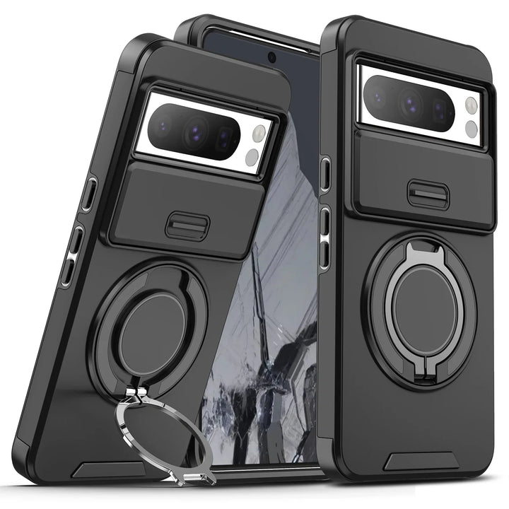Magnetic Armor Case with Kickstand For Pixel