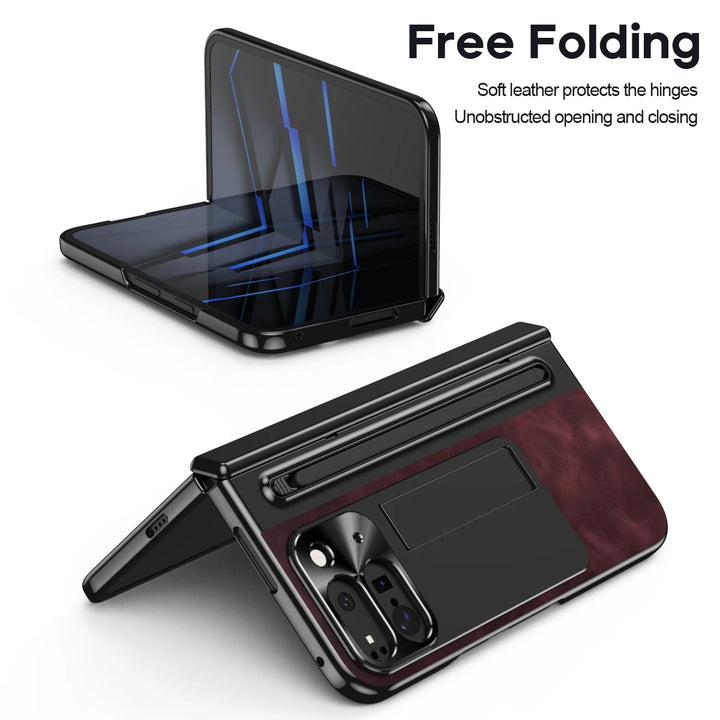 Leather Case With Pen For Pixel 10 Pro Fold - The Pixel Store