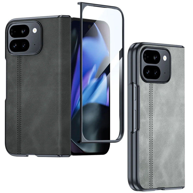 Full Protection Leather Case For Pixel 9 Pro Fold