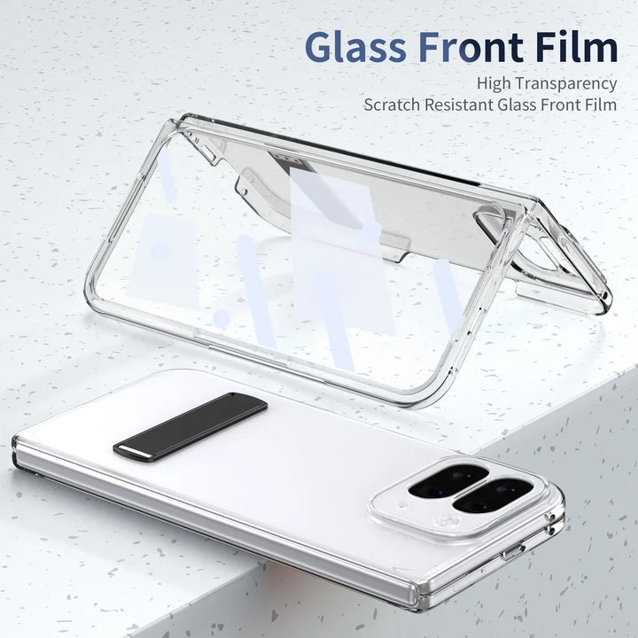 Clear Kickstand Case with Alloy Bracket