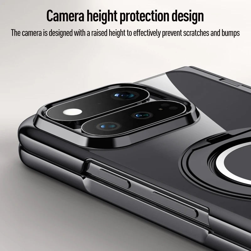 Magnetic Ring Stand Case for Pixel 11 Pro Fold