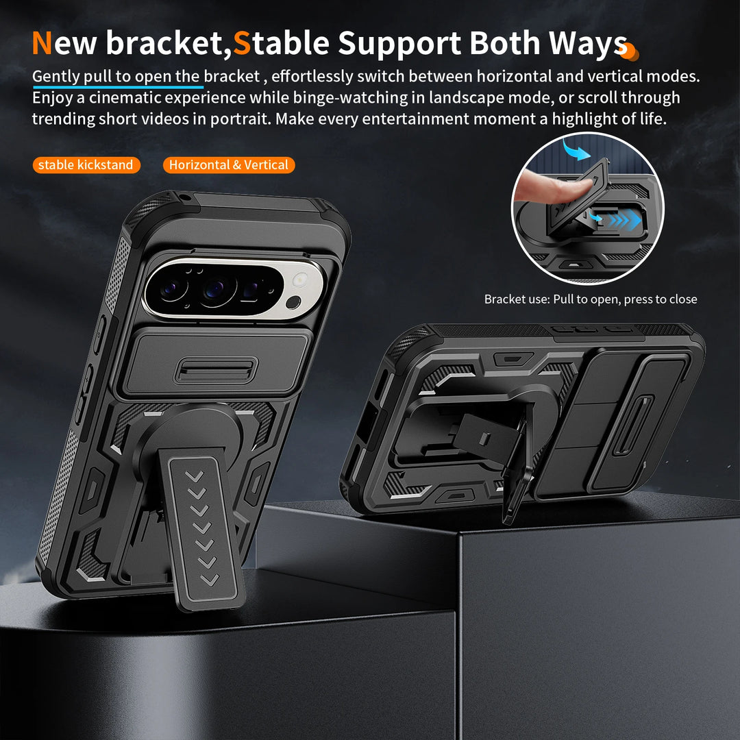 Shockproof Case with Stand & Lens Protector