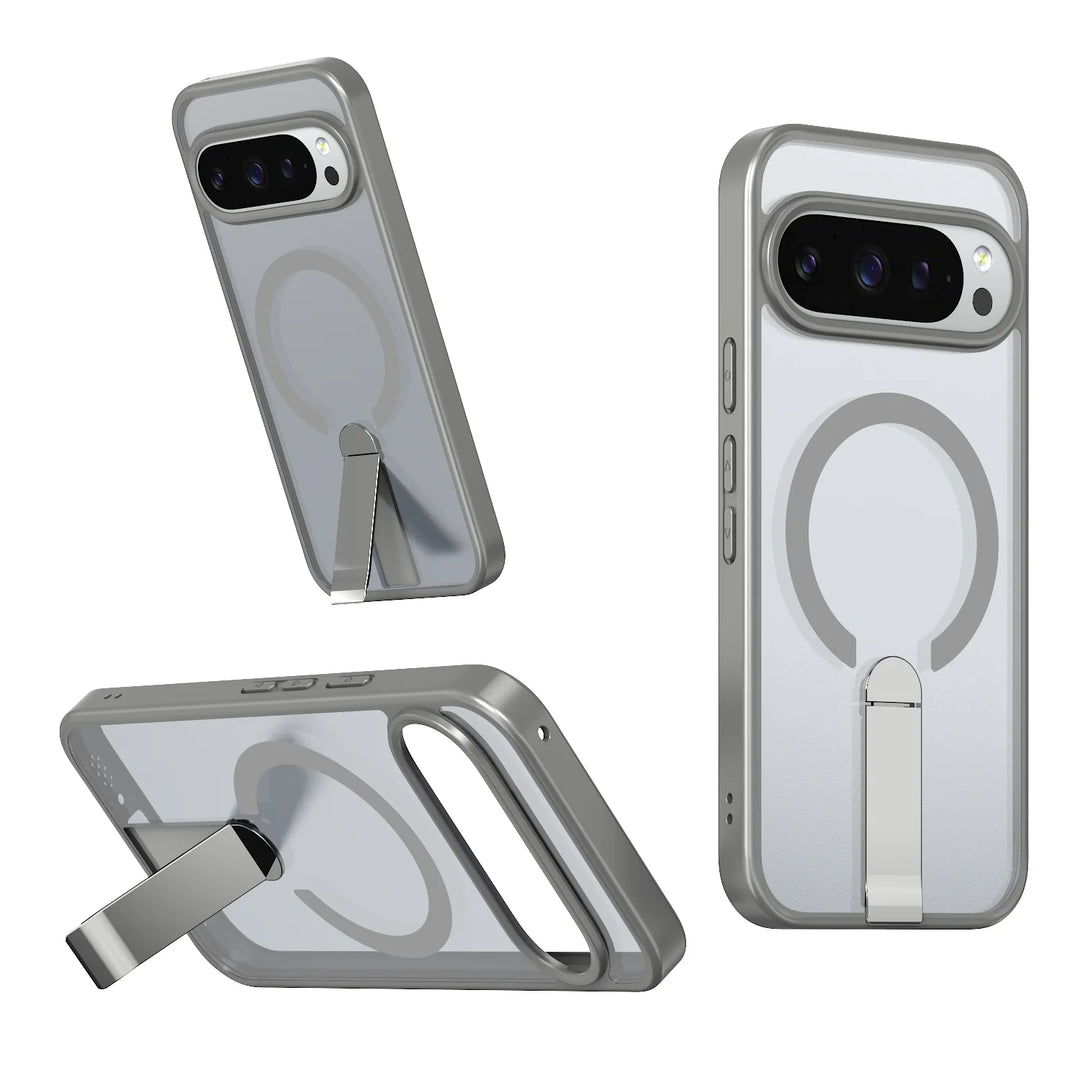 MagSafe Clear Kickstand Case - The Pixel Store