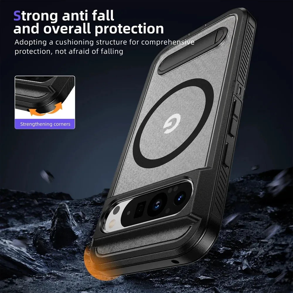 Heavy Duty Magnetic Kickstand Case