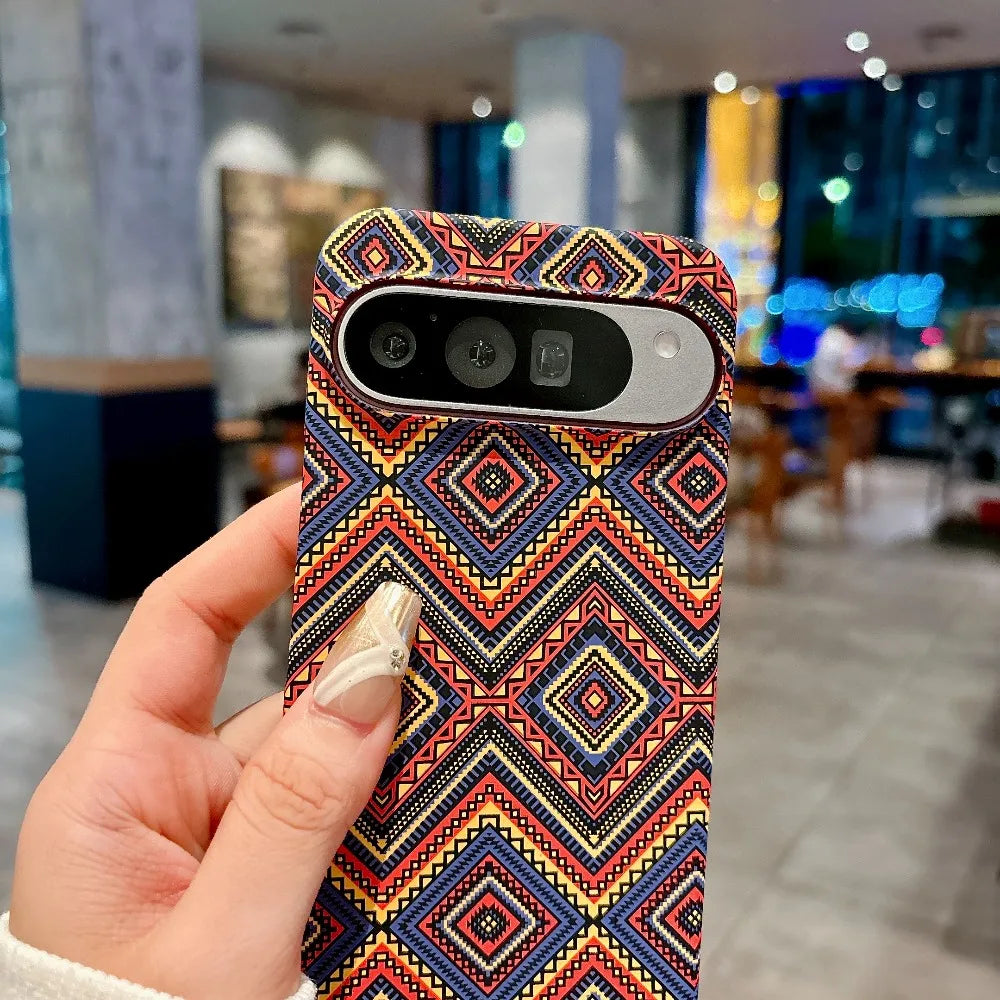 Carbon Fibre Texture Magnetic Case For Google Pixel