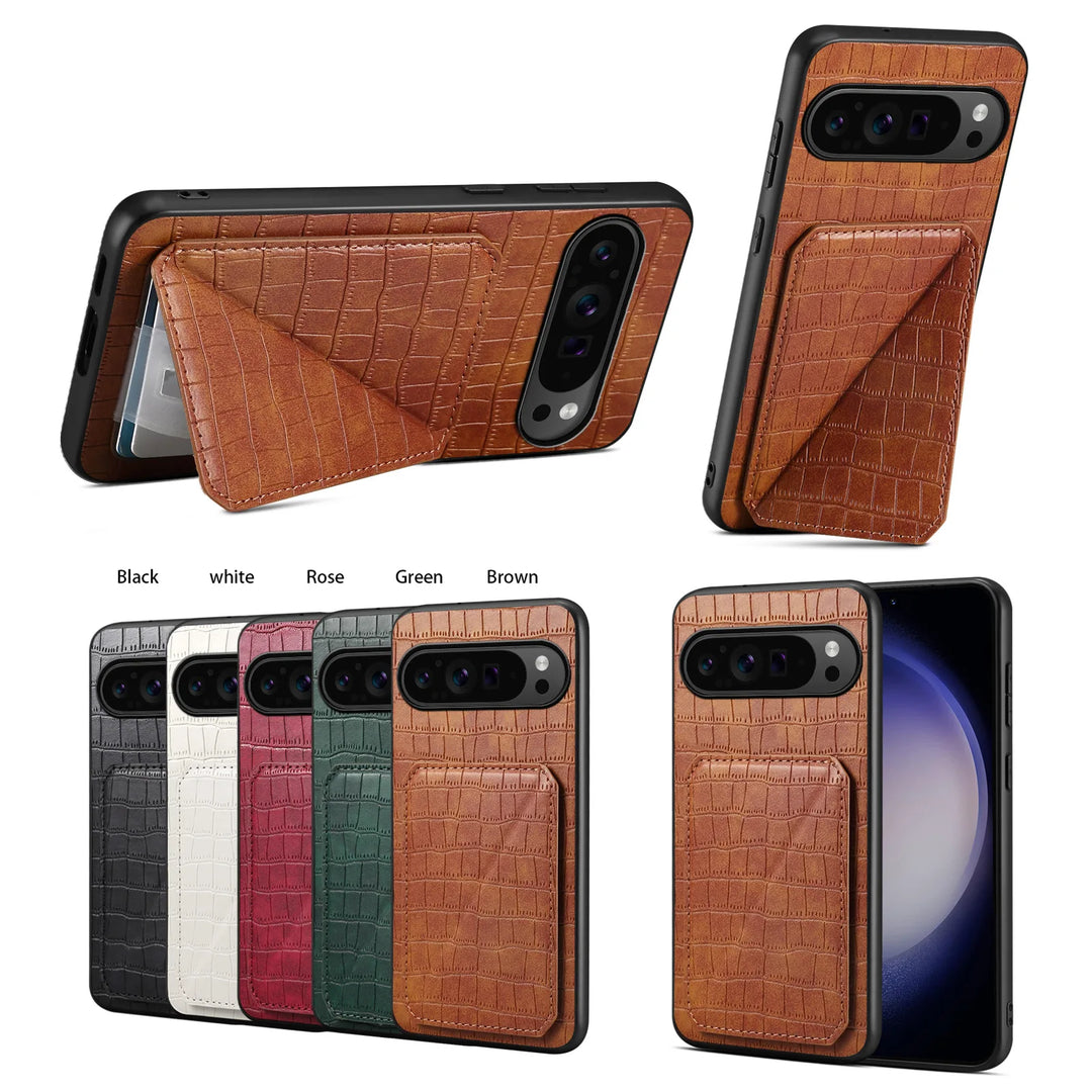 Vintage Leather Case with Bracket - The Pixel Store