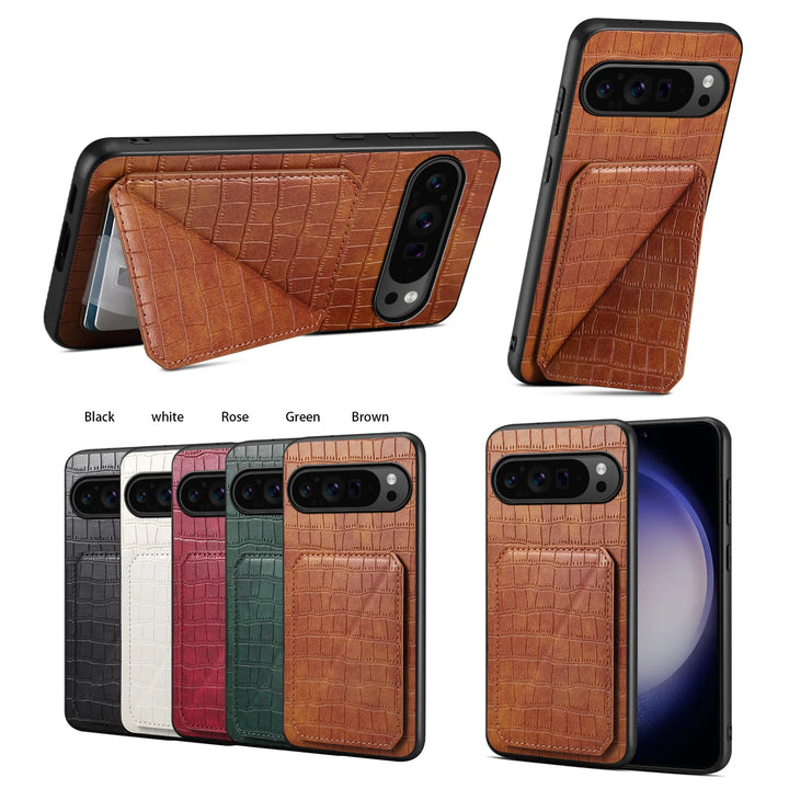 Vintage Leather Case with Bracket - The Pixel Store