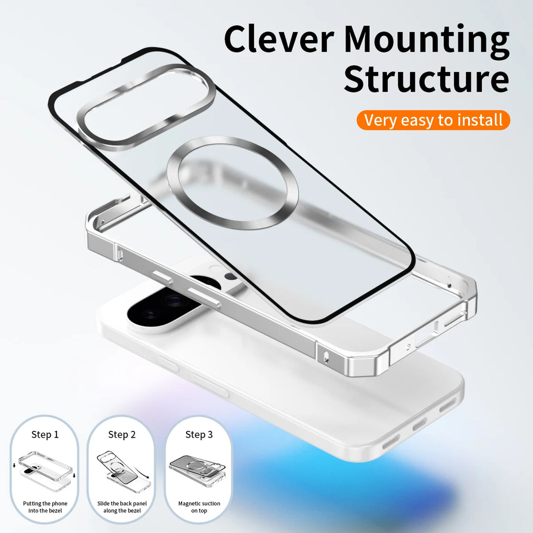 Magnetic Aluminum Armor Case For Pixel Series