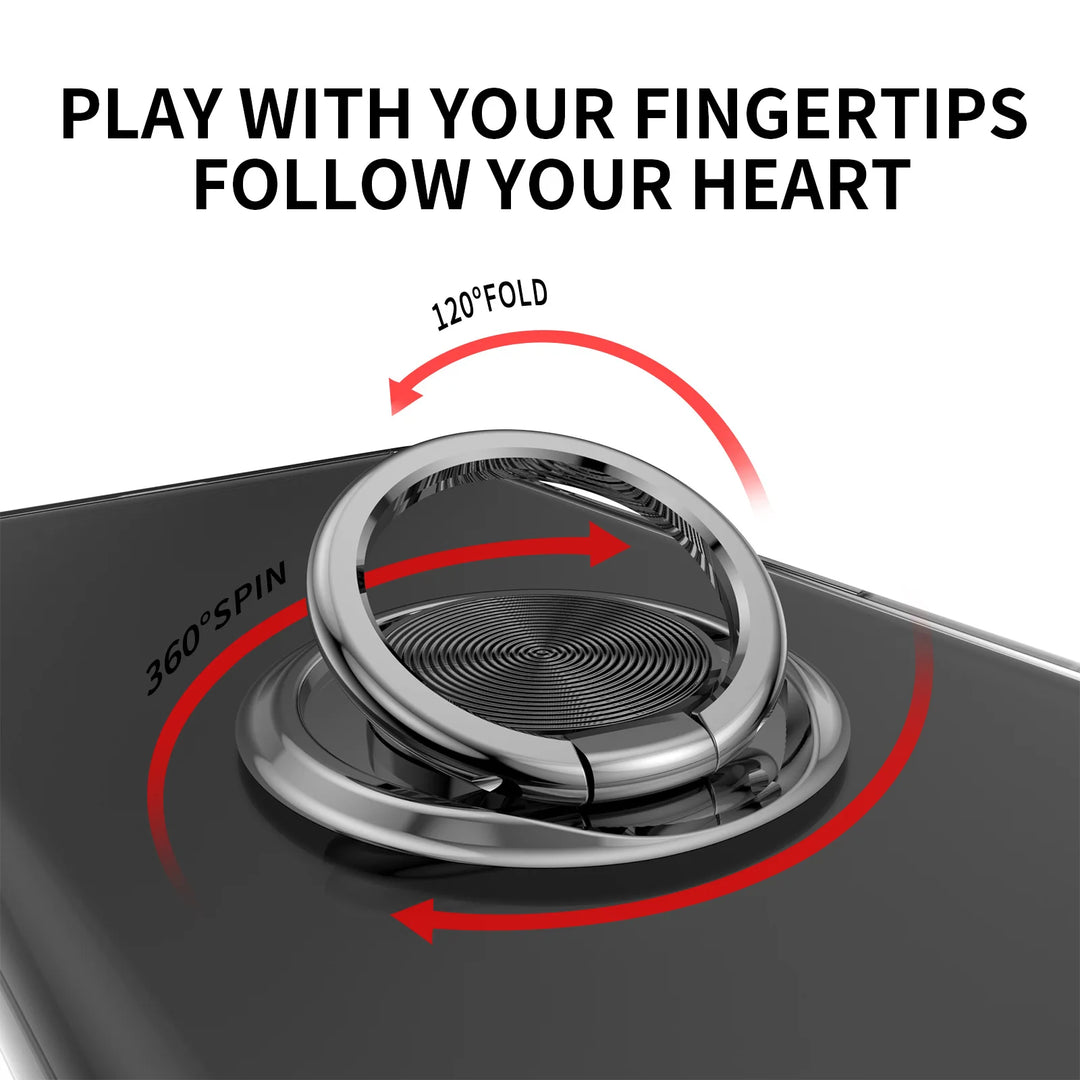 Clear Magnetic Ring Stand Case for Pixel Series
