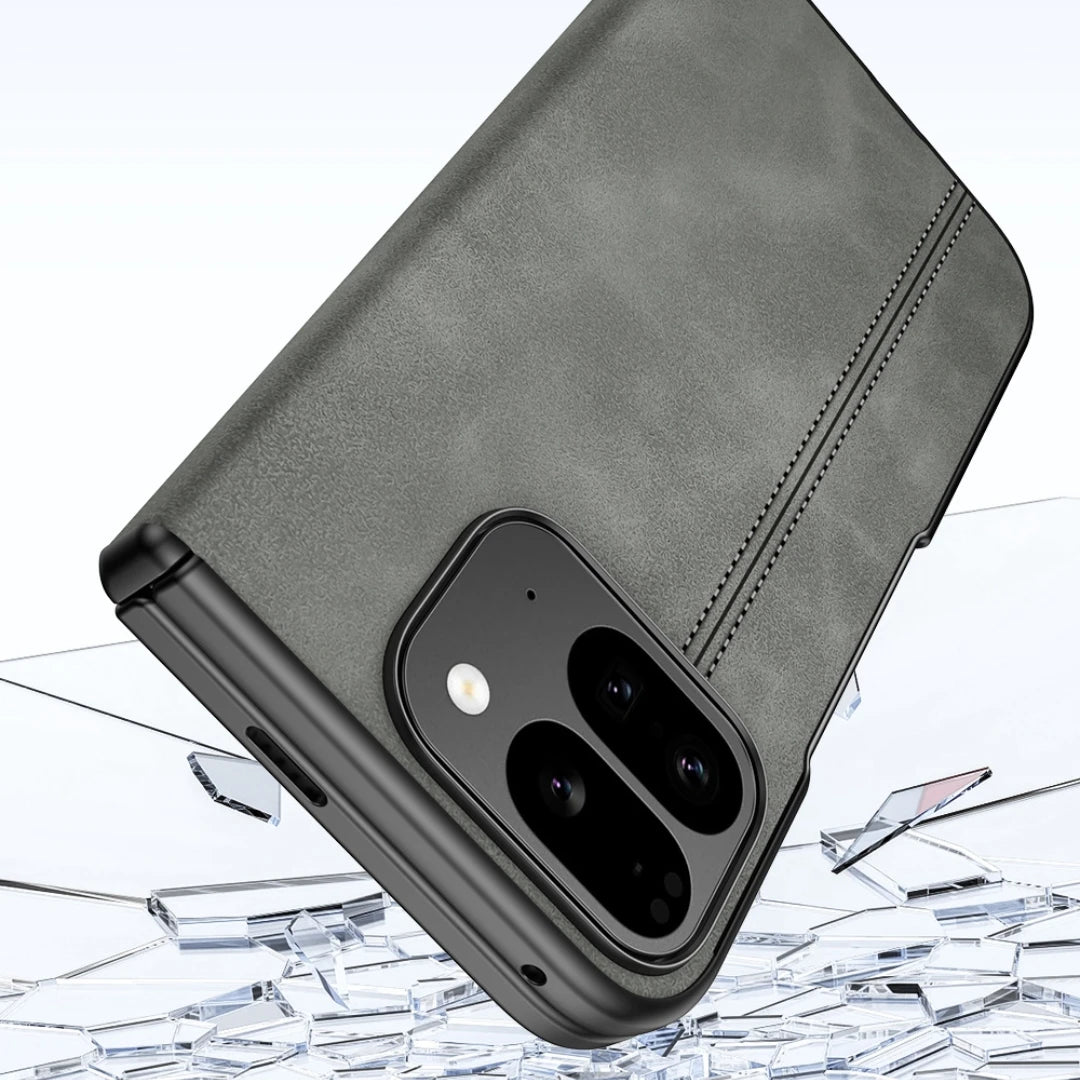 Full Protection Leather Case For Google Pixel 9 Pro Fold