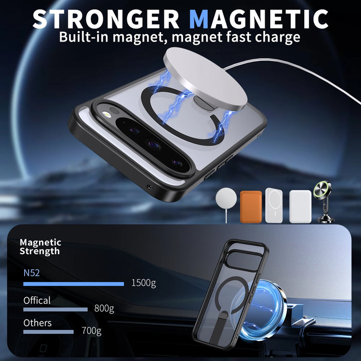 MagSafe Clear Kickstand Case - The Pixel Store