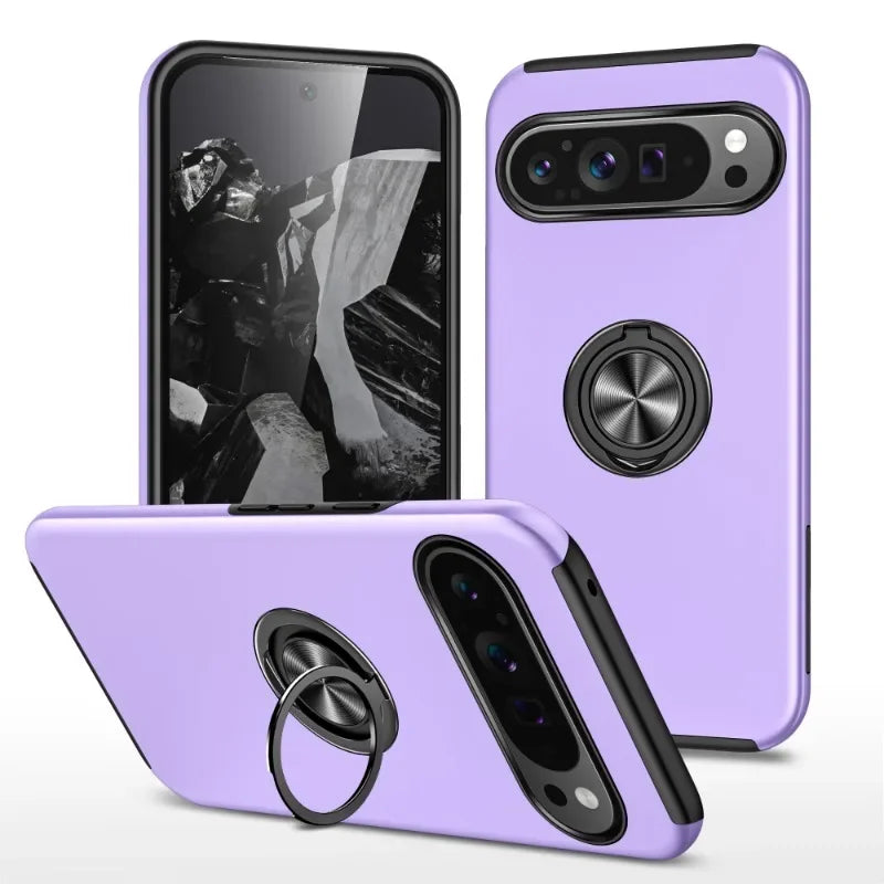 Magnetic Ring Stand Shockproof Case