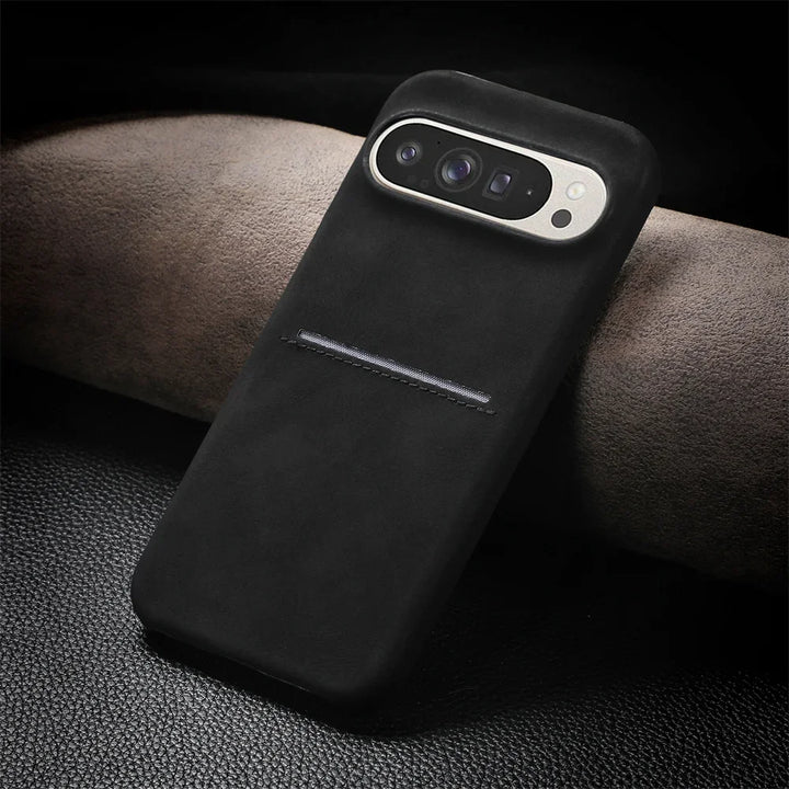 Premium Leather Card Holder Case - The Pixel Store