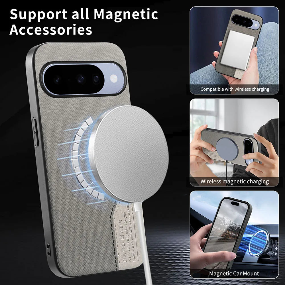 Magnetic Stitched Fabric Case For Pixel Series