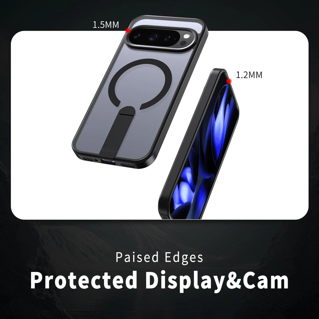 MagSafe Clear Kickstand Case - The Pixel Store