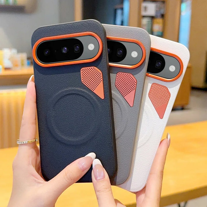 Leather Grip MagSafe Case