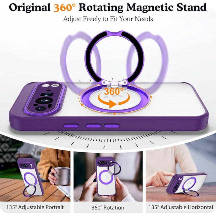 360°Magnetic Ring Stand Case