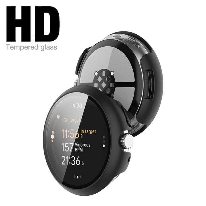 Protective Case with Screen Protector for Google Pixel Watch