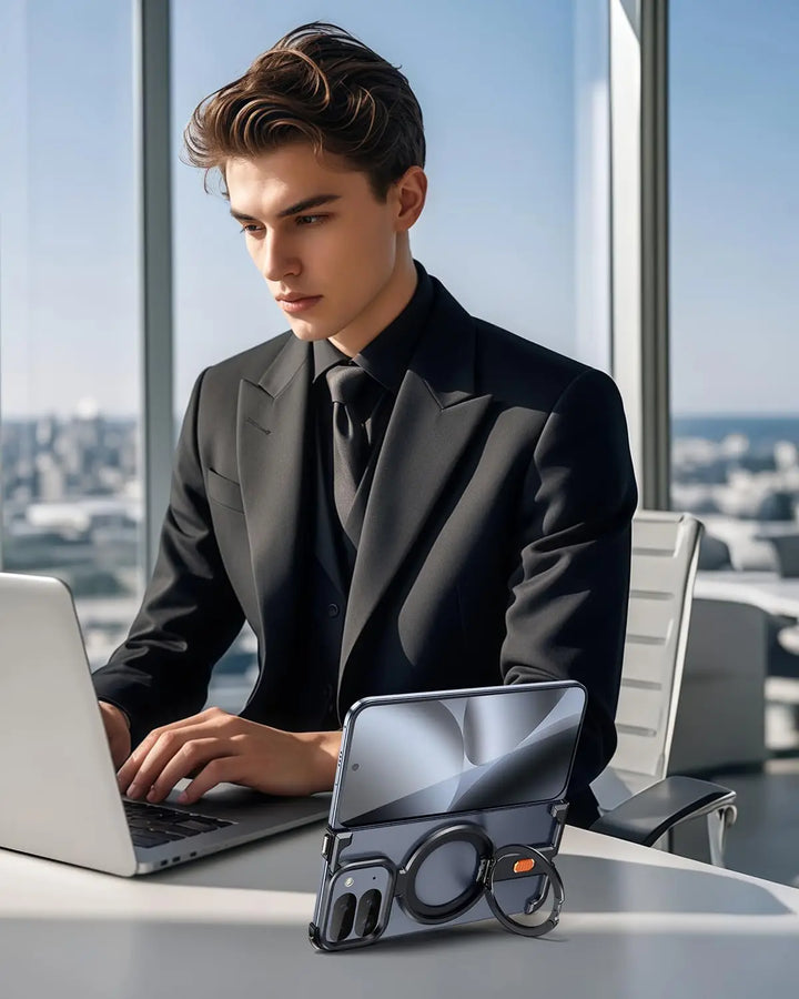 Aluminum Metal Case With 360°Rotation Stand