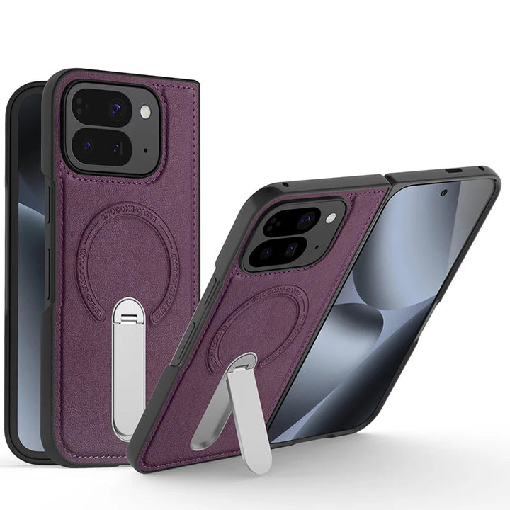 Magnetic Leather Case with Stand For Pixel Fold