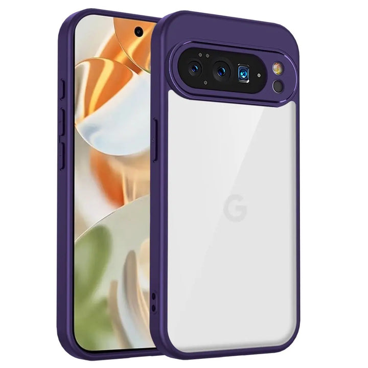 Clear Hybrid Case with Shockproof Bumper - The Pixel Store