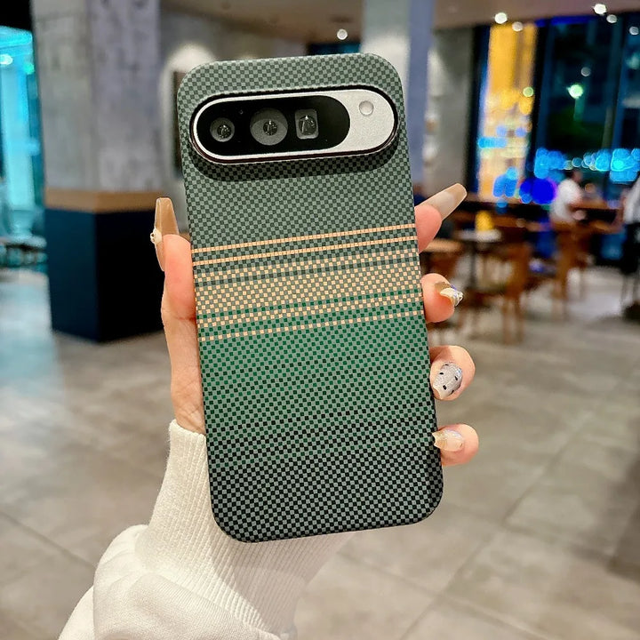 Carbon Fibre Texture Magnetic Case For Google Pixel