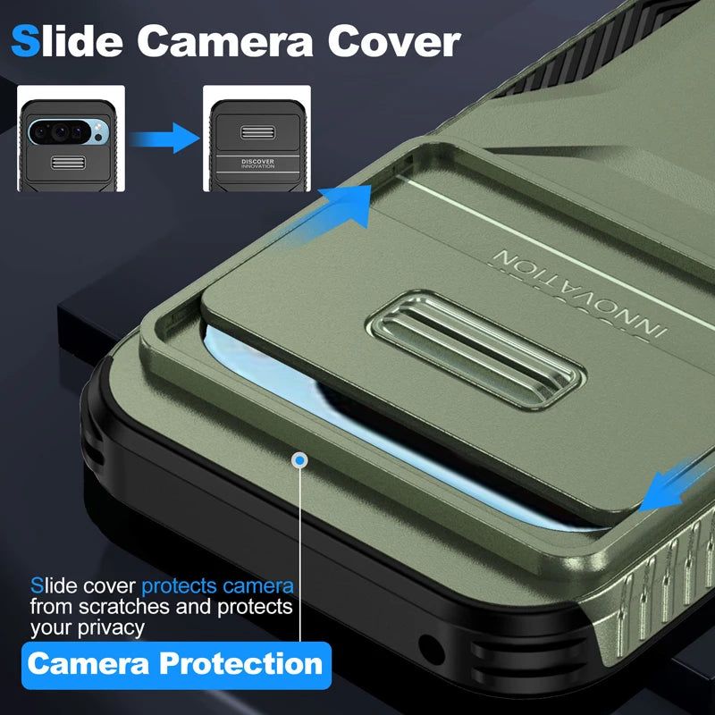 Armor Case with Slide Camera Protection