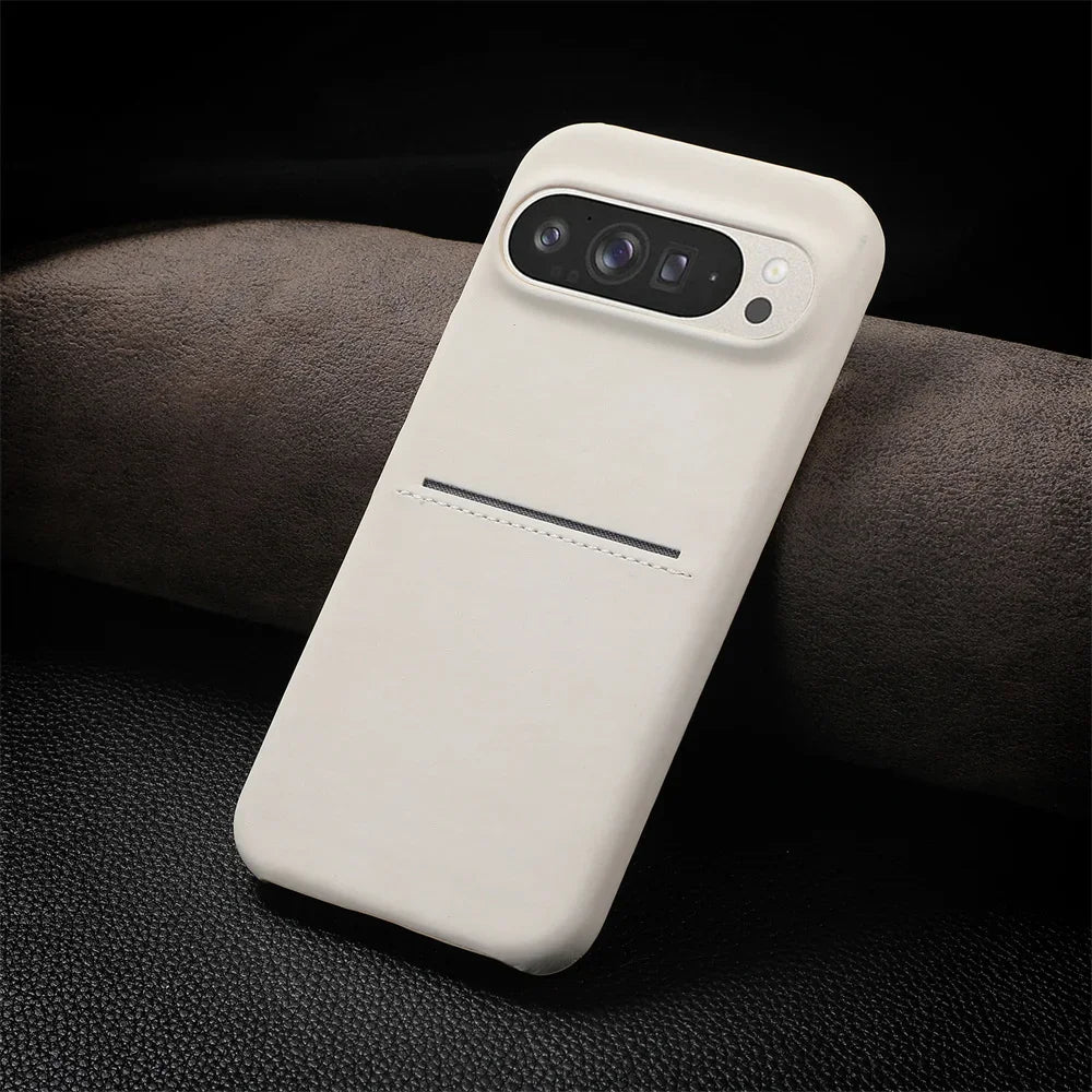 Premium Leather Card Holder Case - The Pixel Store