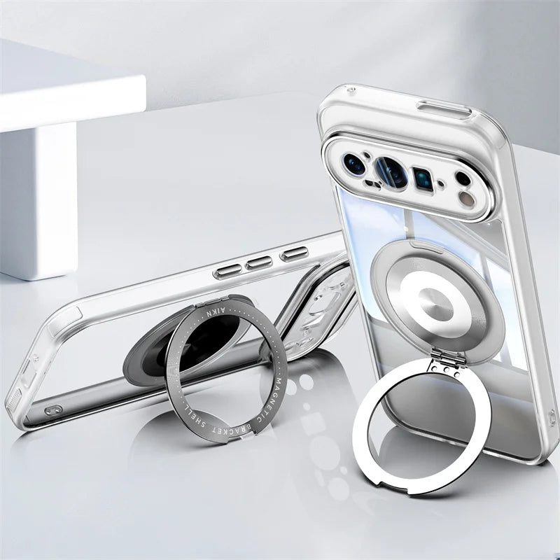 Transparent Magnetic Case & Bracket