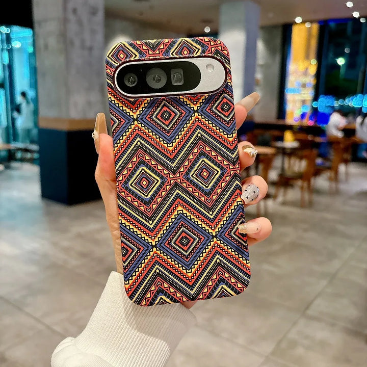 Carbon Fibre Texture Magnetic Case For Google Pixel