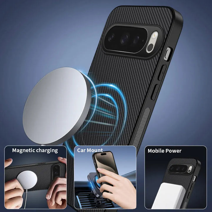 Carbon Fiber Magnetic Case For Pixel Series - The Pixel Store