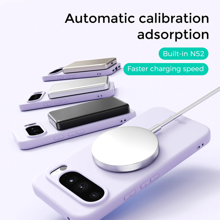 Liquid Silicone Magnetic Ring Case For Pixel Series