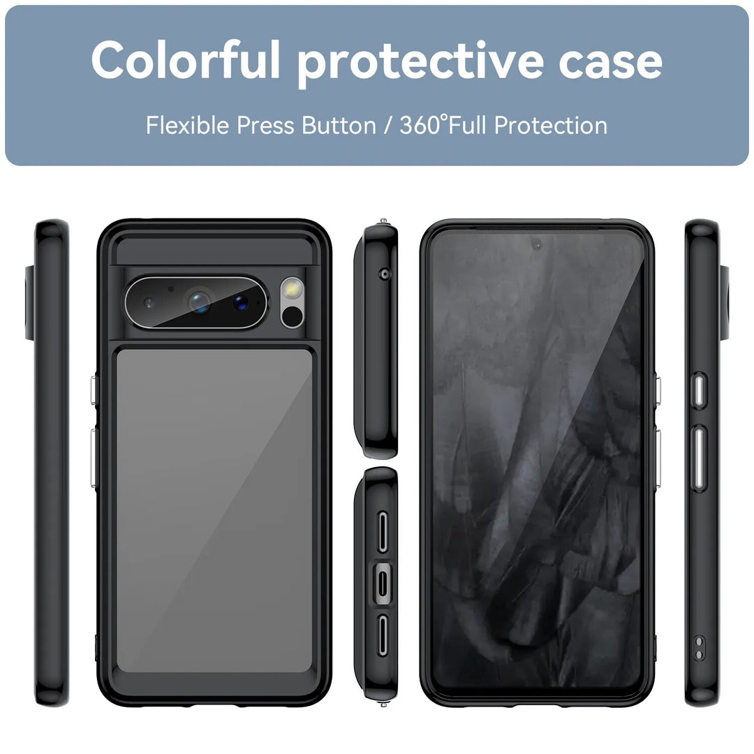 Rugged Shiled Colorful Shockproof Case For Google Pixel 8 Series - The Pixel Store