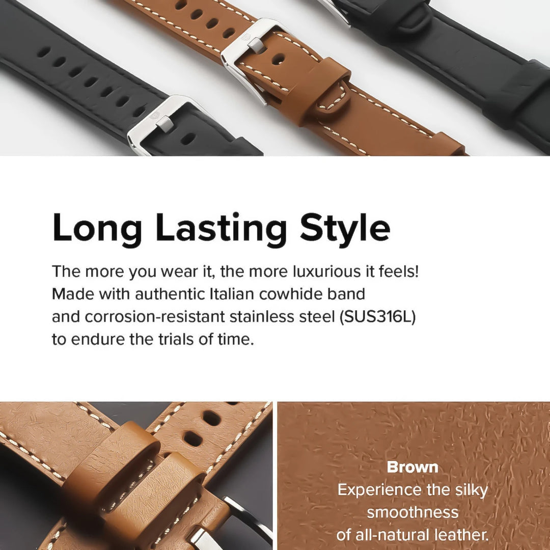 Premium Leather Band for Pixel Watch 4