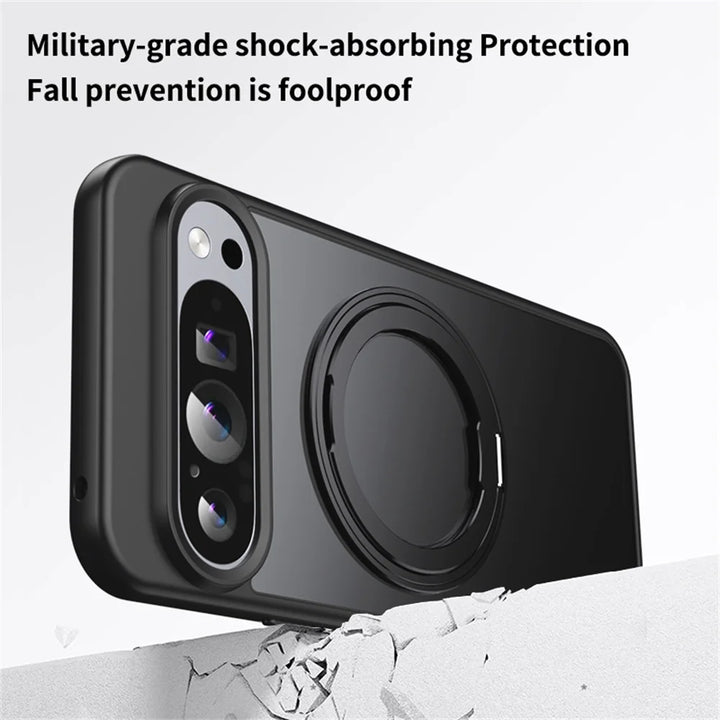 Shockproof Case with Magnetic Rotating Stand For Google Pixel 9 Series