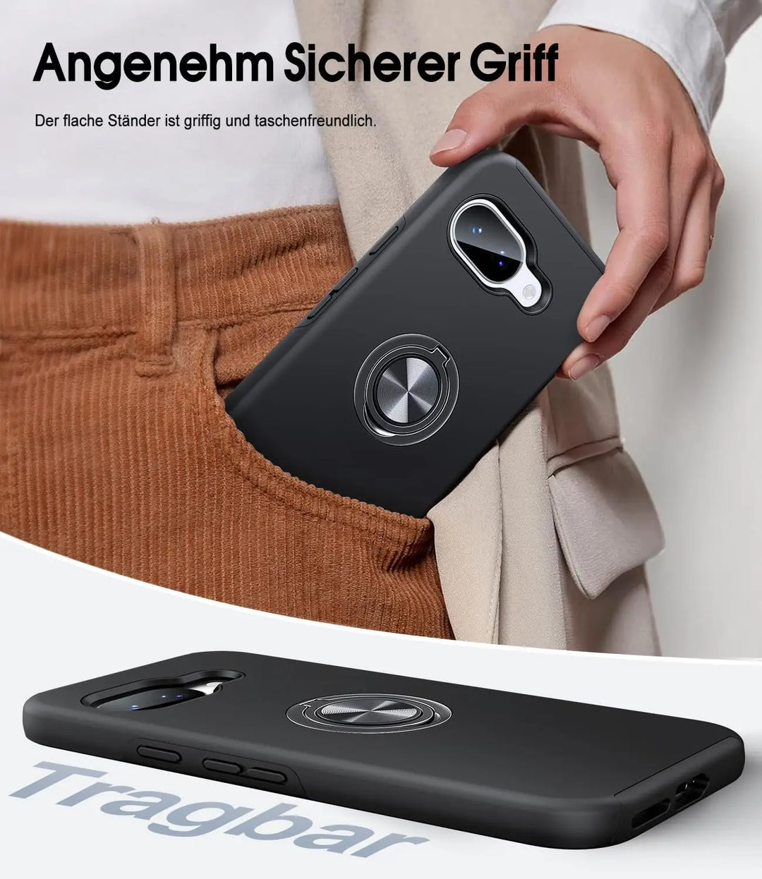 Armor Ring Stand Case For Pixel Series