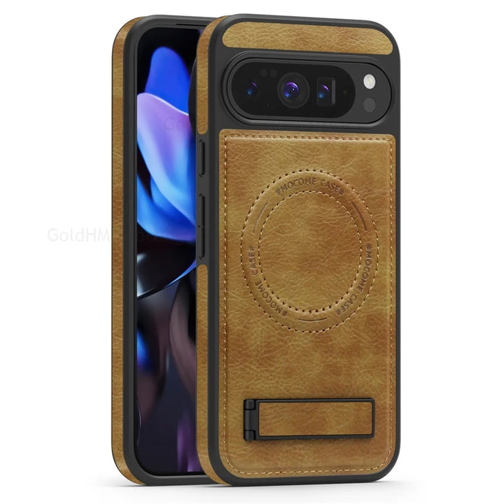 Leather Magnetic Case with Stand